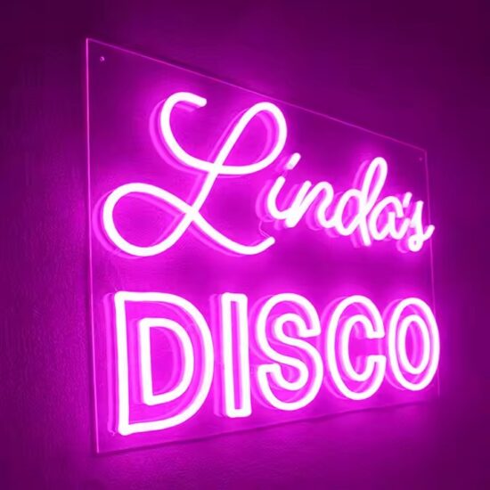 Custom Engraved LED Neon Acrylic Sign for Home Lighting