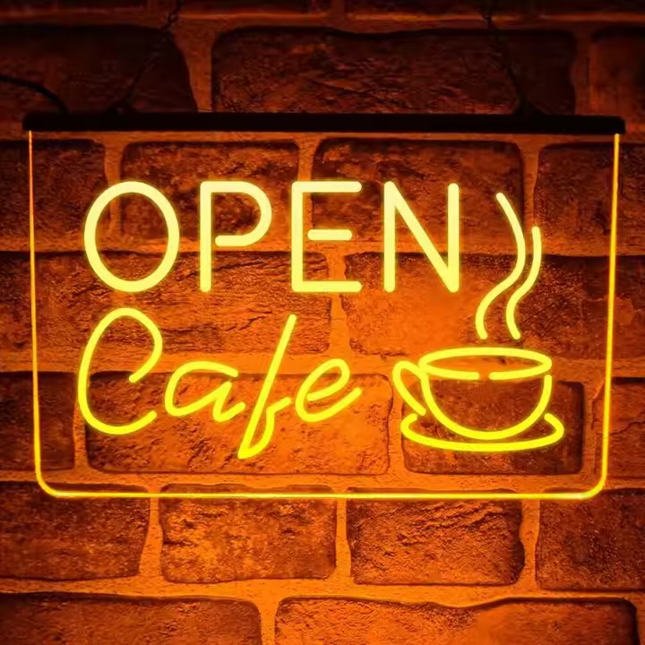 Custom Engraved LED Neon Acrylic Sign for Home Lighting