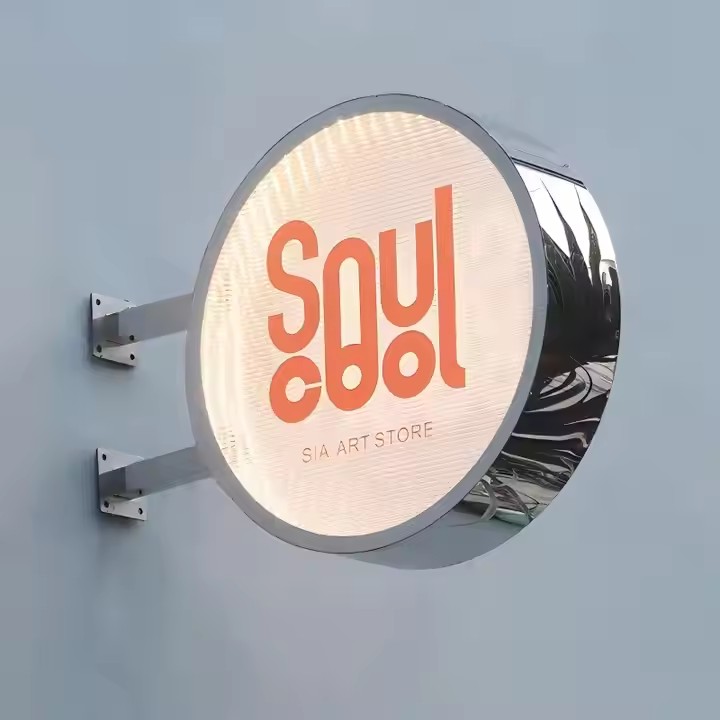 Custom 3D Printed Acrylic Business Sign for Outdoor Branding