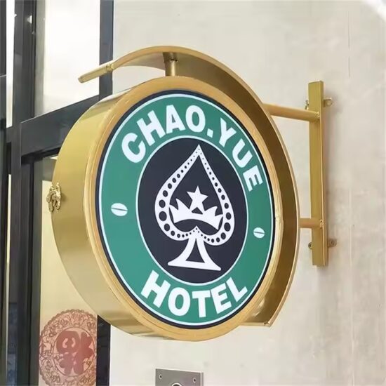 Custom 3D Printed Acrylic Business Sign for Outdoor Branding