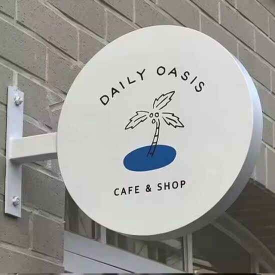 Custom Graphic LED Outdoor Acrylic Sign