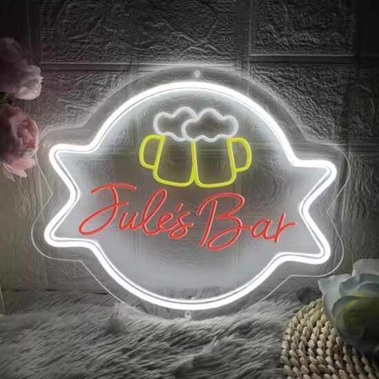 Custom Laser Engraved Neon LED Acrylic Sign for Party or Bar