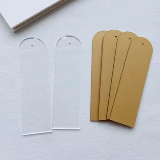 Clear Acrylic Wedding Place Cards with Custom Laser Engraving