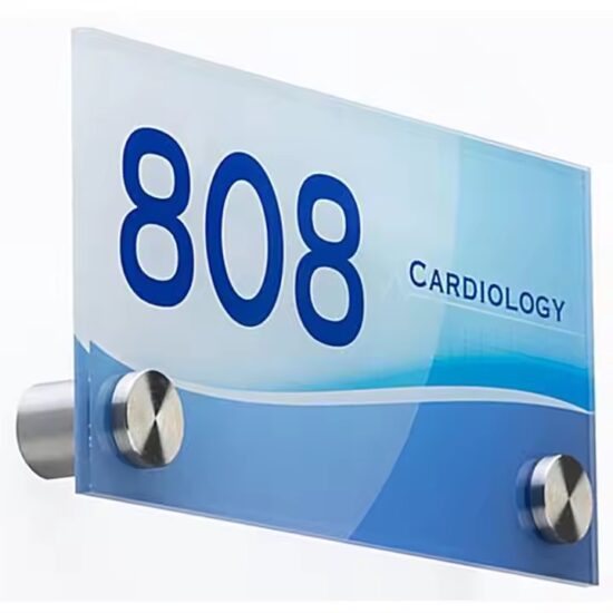 Custom High-Quality Wall-Mounted Acrylic Business Sign