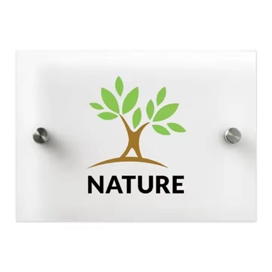 Custom High-Quality Wall-Mounted Acrylic Business Sign