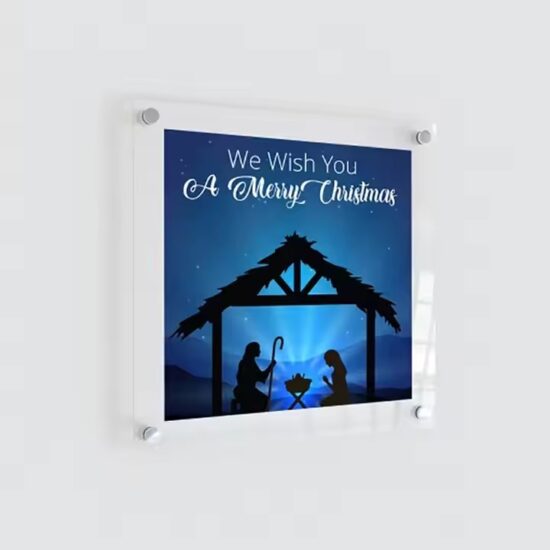 Custom High-Quality Wall-Mounted Acrylic Business Sign