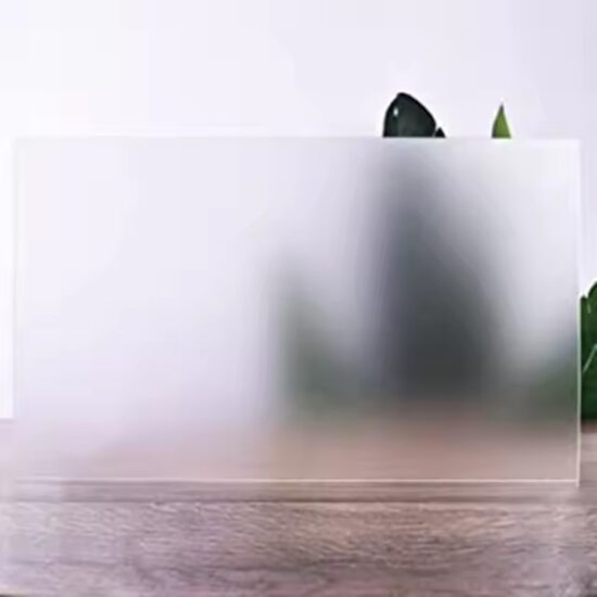 High-Quality Frosted Clear Acrylic Sheets with Matte Finish