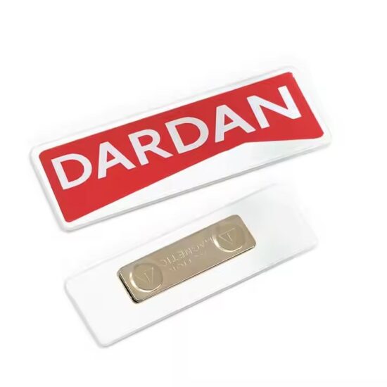 Custom Clear and Colored Acrylic Tags for Garment Branding