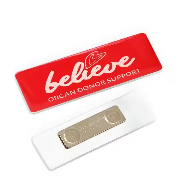 Custom Clear and Colored Acrylic Tags for Garment Branding