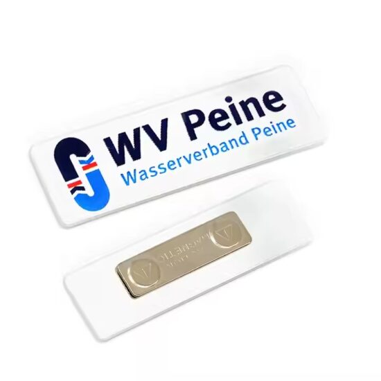 Custom Clear and Colored Acrylic Tags for Garment Branding