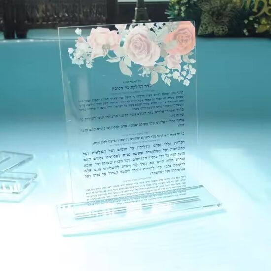 Custom Printed Clear Acrylic Book Display Sign for Library or Store Use