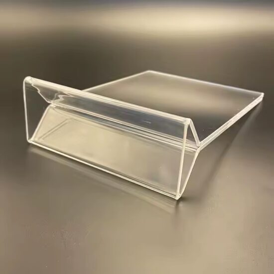 Custom T-Shaped Clear Acrylic Menu Tabletop Sign Holder