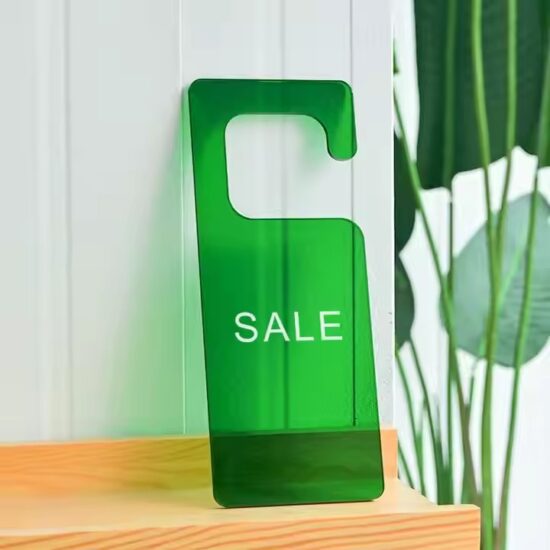 INS Style Custom Acrylic Hang Tag for Fashion Clothing