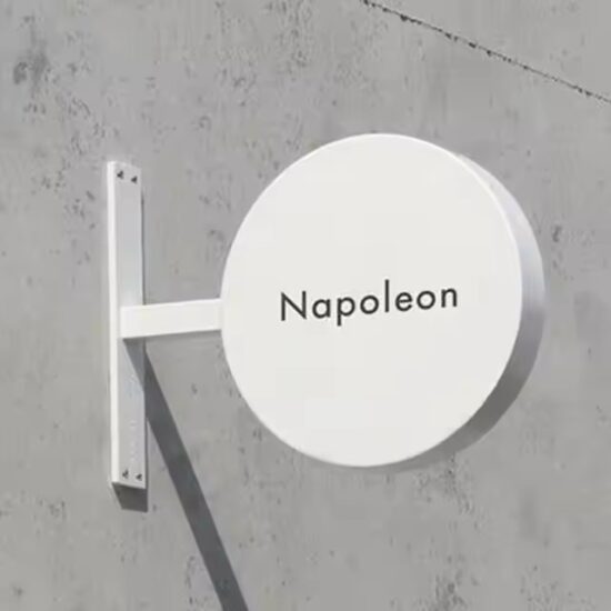 Custom Outdoor Acrylic Sign for Coffee Shop Branding