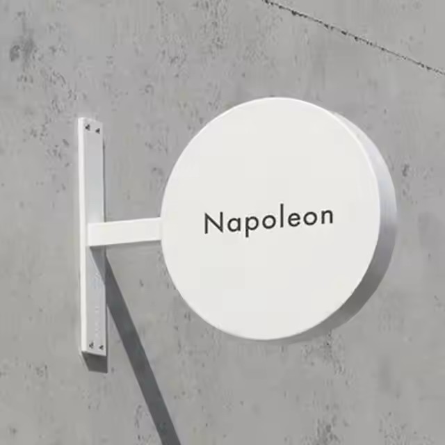 Custom Outdoor Acrylic Sign for Coffee Shop Branding
