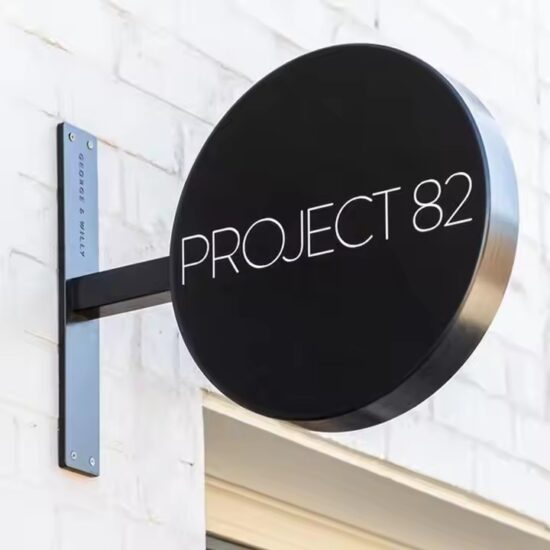 Custom Outdoor LED Acrylic Sign for Business Advertising