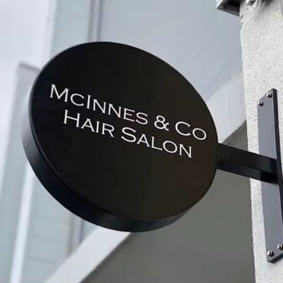 Custom Outdoor LED Acrylic Sign for Business Advertising