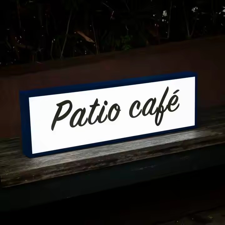 Custom Outdoor Acrylic Display Sign for Retail Shops