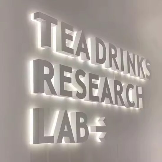 Custom Acrylic Outdoor Sign for Business and Storefront Branding