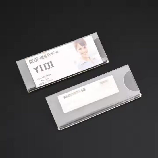 Custom Acrylic Business Nameplate Tags for Office Use