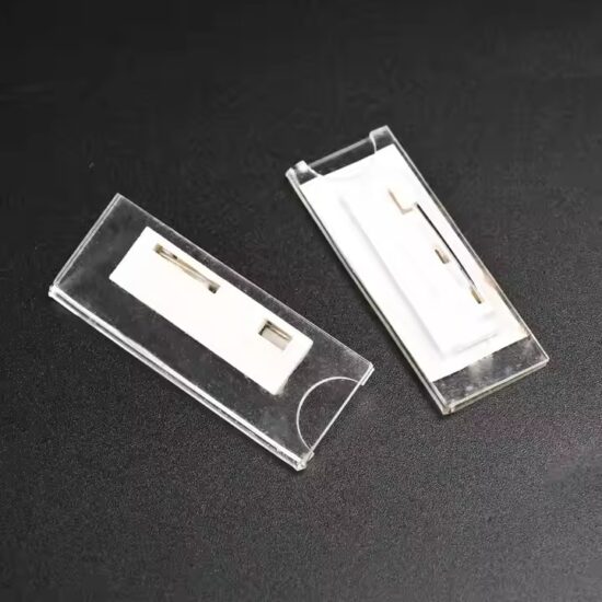 Custom Acrylic Business Nameplate Tags for Office Use
