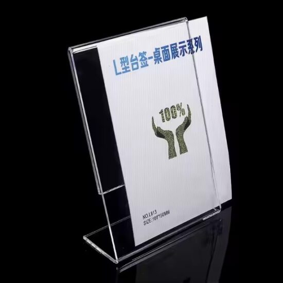 Custom Clear Acrylic Office Display Stand Wholesale