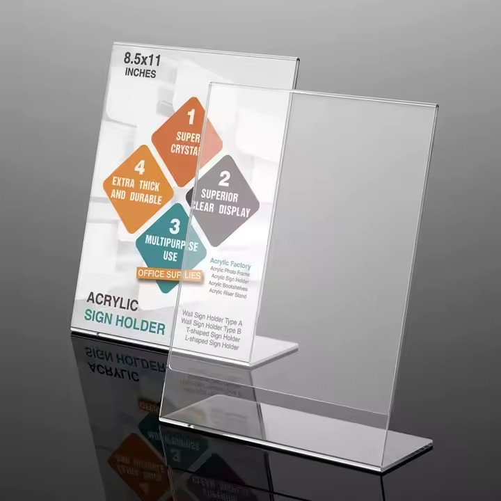 Custom Clear Acrylic Office Display Stand Wholesale