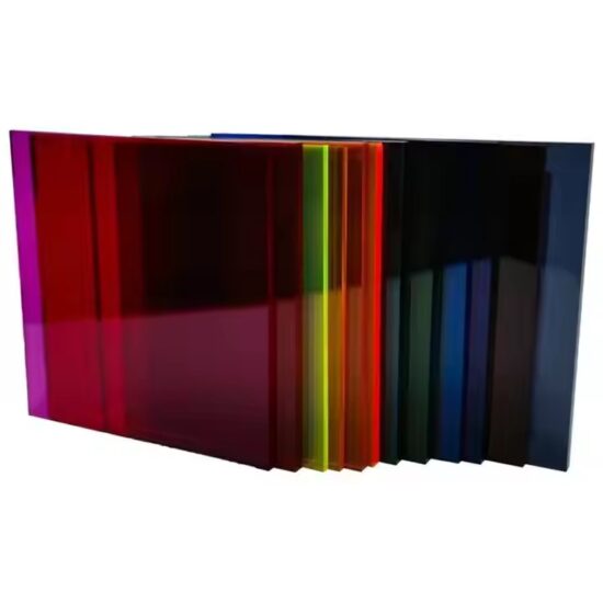 Transparent colored acrylic sheet – wholesale vibrant PMMA panel